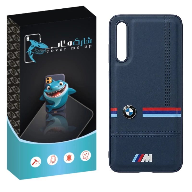 کاور شارک قاب مدل چرمی مناسب برای گوشی موبایل سامسونگ Galaxy A50 / A50s / A30s