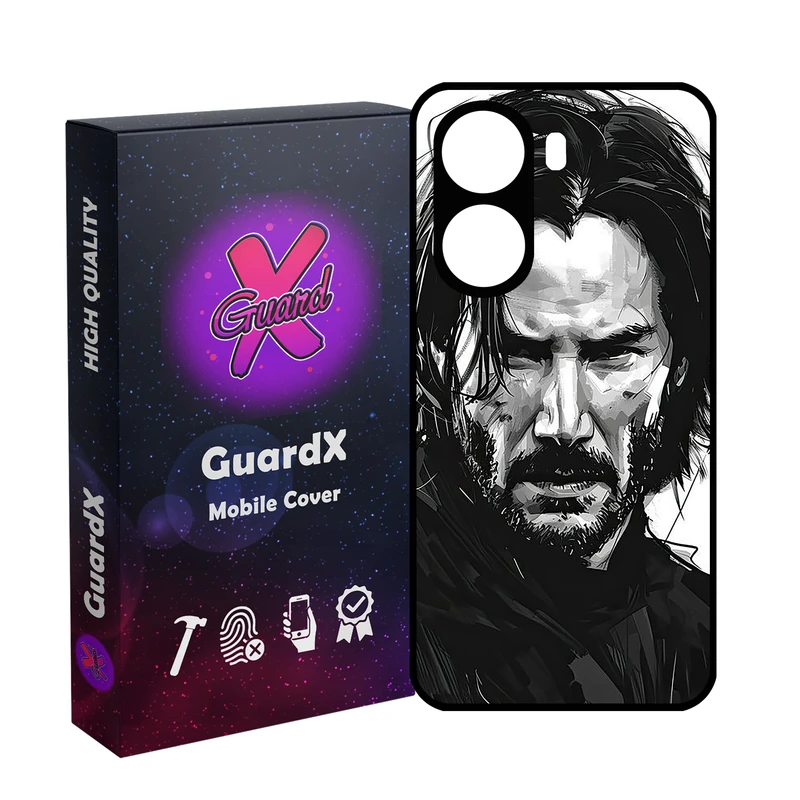 کاور گارد ایکس طرح جان ویک مدل 10754 مناسب برای گوشی موبایل شیائومی Poco X7 Pro
