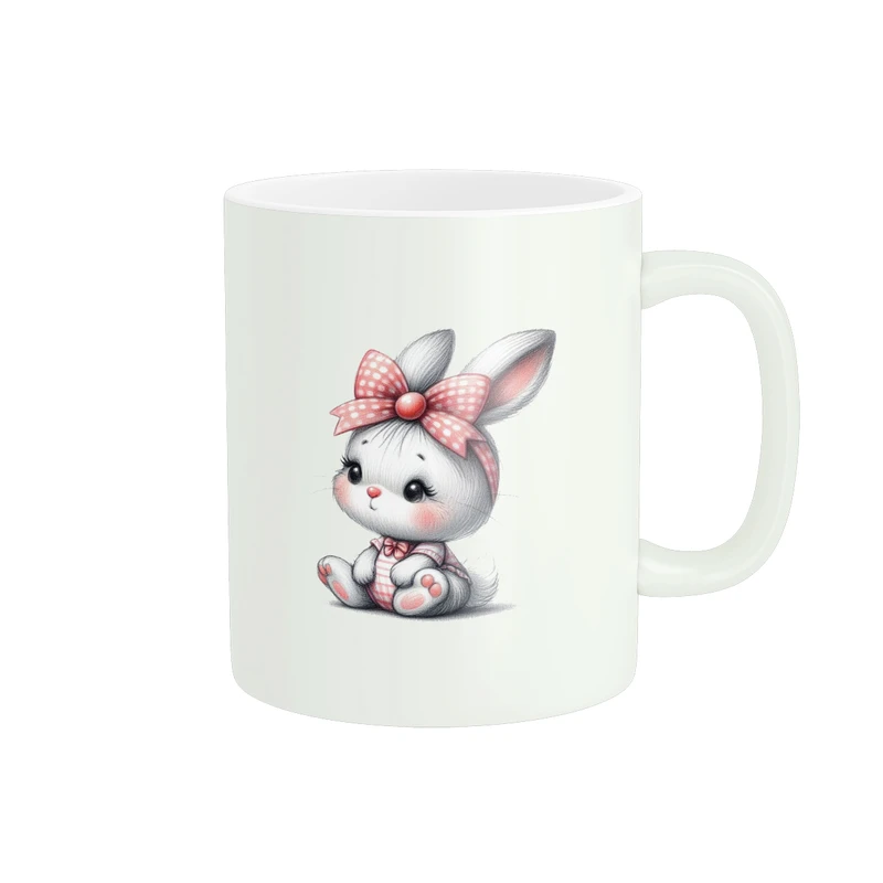 ماگ پاد آفرین طرح خرگوشی کد 604