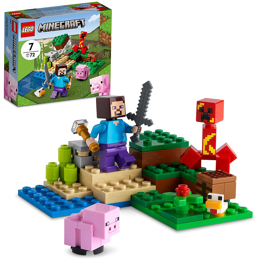 لگو سری Minecraft The Creeper Ambush کد 21177