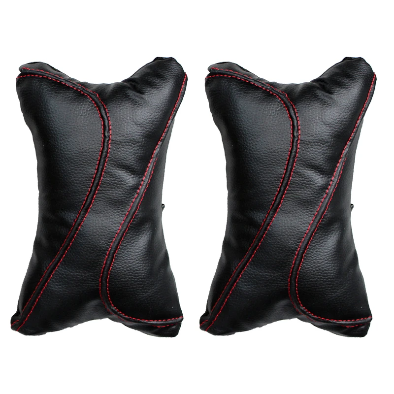 پشت گردنی صندلی خودرو مدل  Leather کد 02 مناسب برای پراید صبا بسته دو عددی