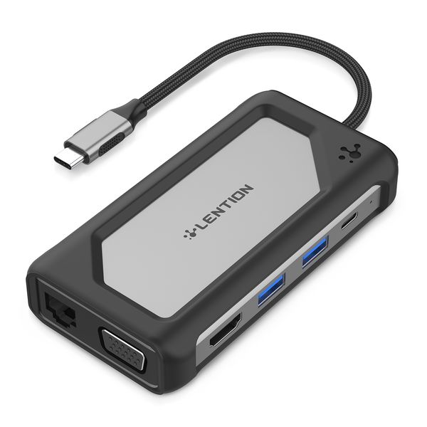 هاب 7 پورت USB-C لنشن مدل C75HVE هاب 7 پورت USB-C لنشن مدل C75HVE