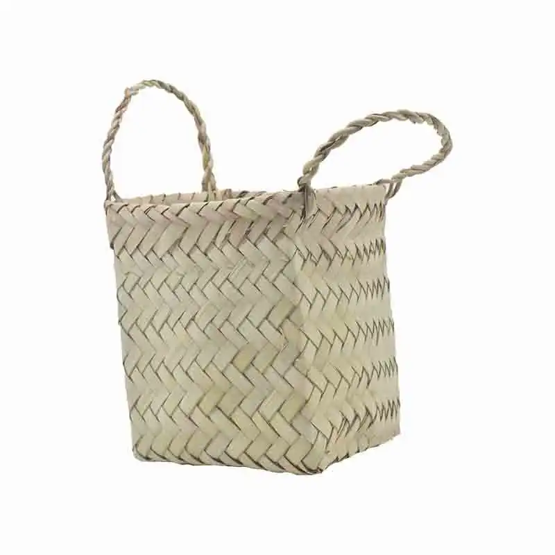 سبد حصیری مدل مربع کد T21