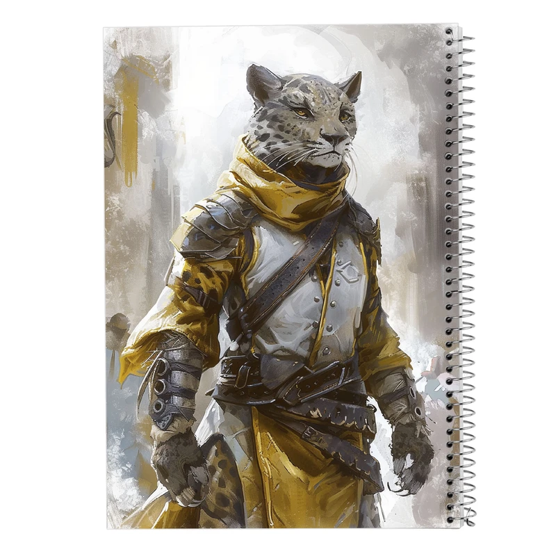 دفتر مشق 100 برگ مدوپد مدل حیوانات جنگجو کد DF14925