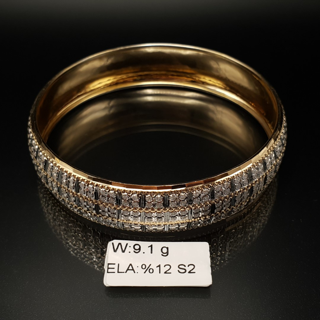 النگو طلا 18 عیار زنانه مدل 1EL1988