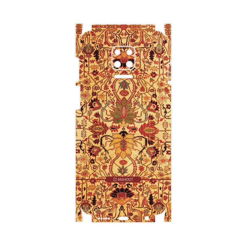برچسب پوششی ماهوت مدل Persian-Carpet-Yellow-FullSkin مناسب برای گوشی موبایل شیائومی Redmi Note 9s