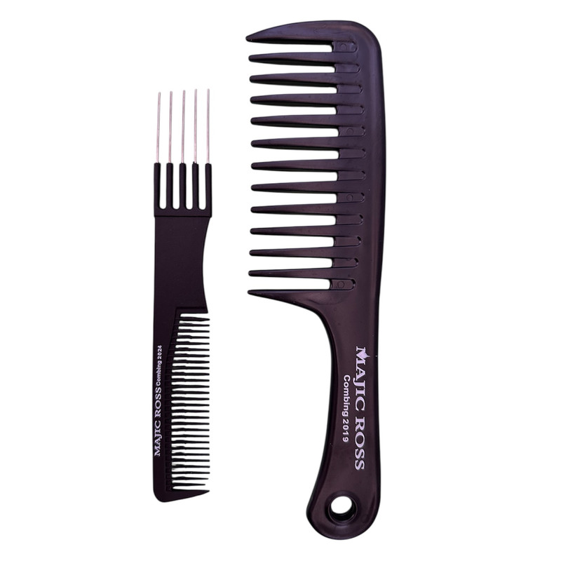 شانه مو مجیک رز مدل m8001 مجموعه ۲ عددی