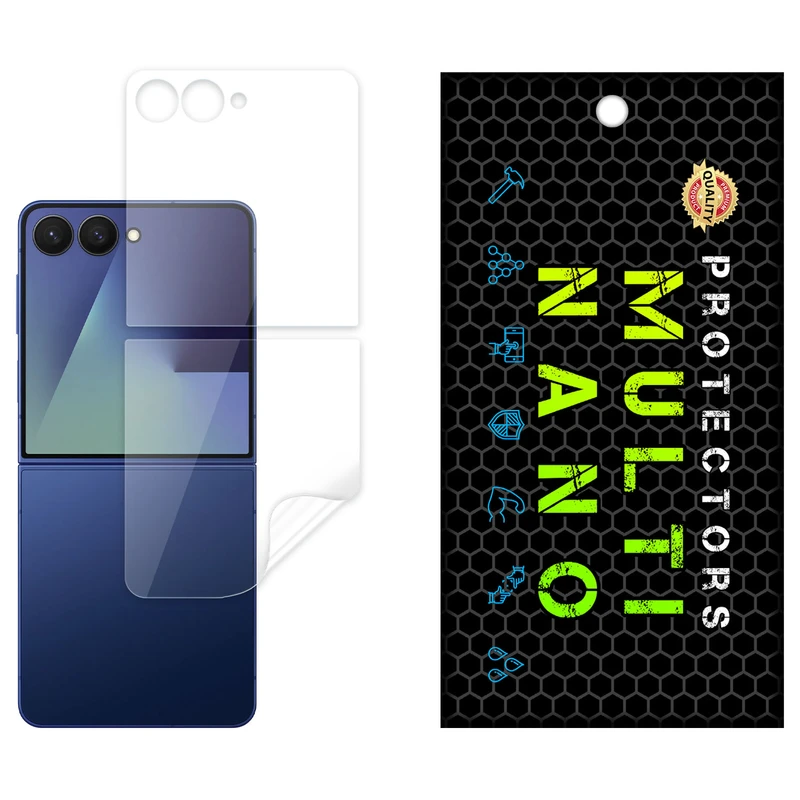 محافظ پشت شفاف نانو هیدروژل مولتی نانو مدل X-F1T مناسب برای گوشی موبایل سامسونگ Galaxy Z Flip 7