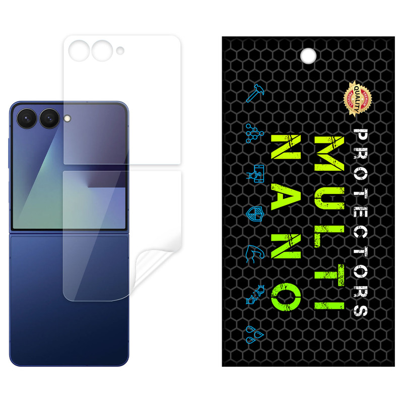 محافظ پشت شفاف نانو هیدروژل مولتی نانو مدل X-F1T مناسب برای گوشی موبایل سامسونگ Galaxy Z Flip 7