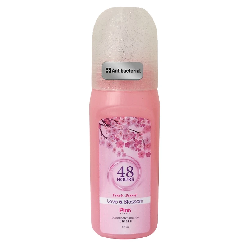 رول دئودورانت پینک ویژوآل مدل Love & Blossom حجم 120 میلی‌لیتر