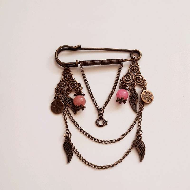 سنجاق سینه دخترانه مدل ستاره کد 1540