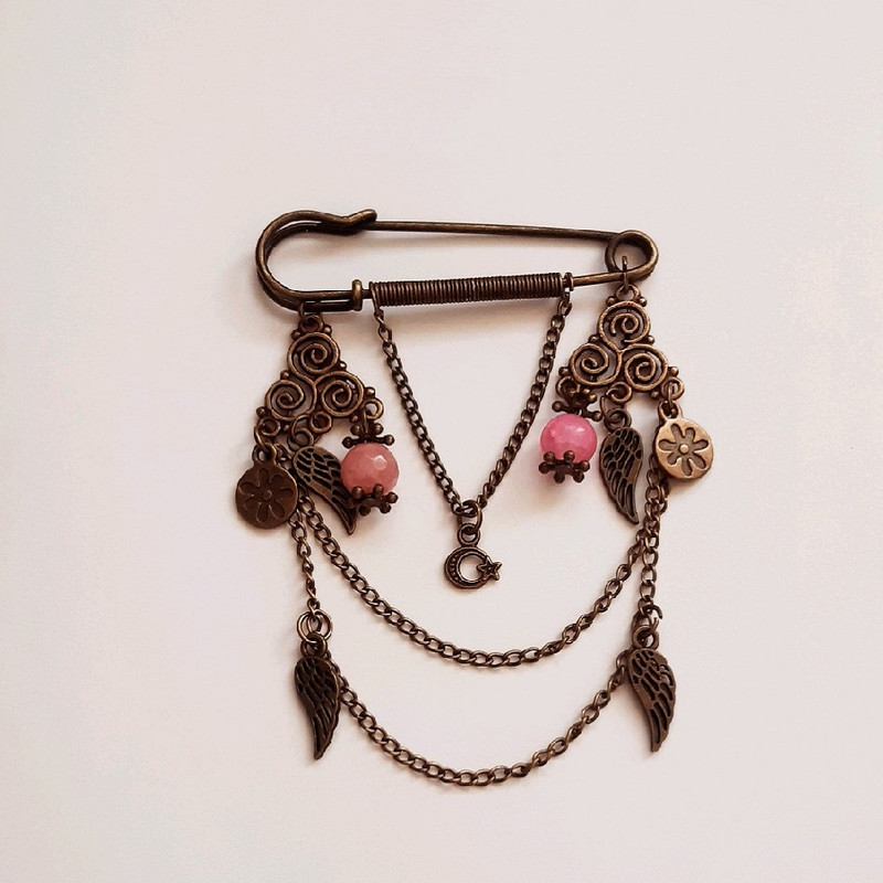 سنجاق سینه دخترانه مدل ستاره کد 1540