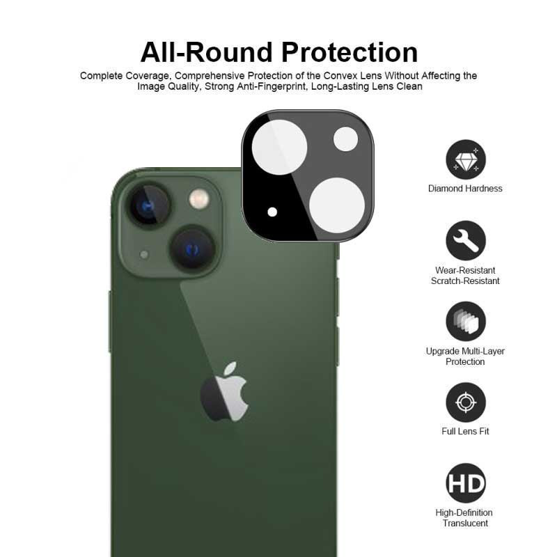 محافظ لنز دوربین میبو مدل 3D-9H مناسب برای گوشی موبایل اپل iPhone 13
