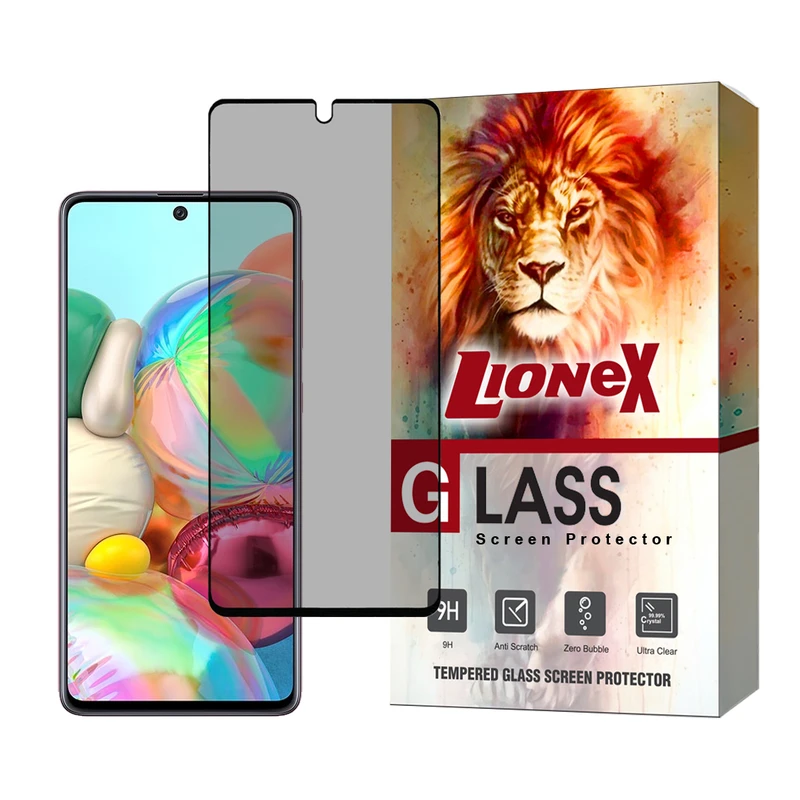 محافظ صفحه نمایش حریم شخصی لایونکس مدل PRIVFULLL مناسب برای گوشی موبایل شیائومی Redmi Note 12 Pro 4G / Note 12 Pro 5G / Note 12 Pro Plus / Poco X5 Pro