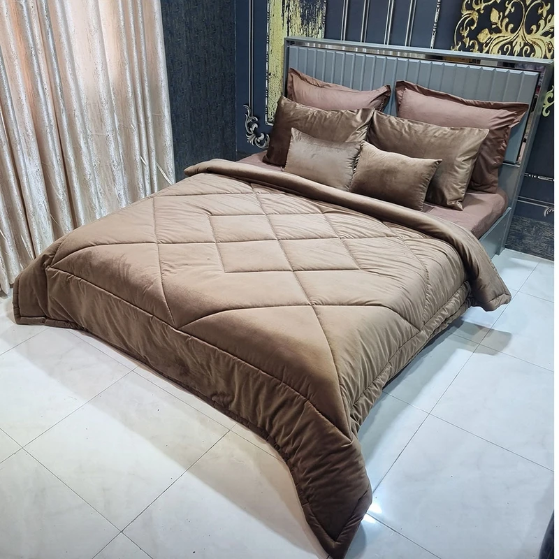سرویس روتختی مدل مخمل کالیفرنیا 2 نفره 8 تکه