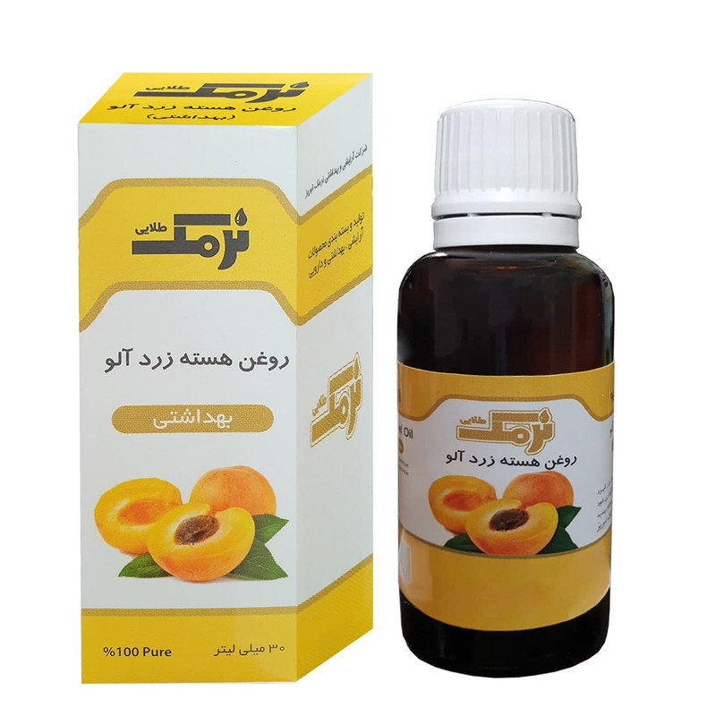 روغن بدن نرمک طلایی مدل هسته زرد آلو کد N.T حجم 30 میلی لیتر روغن بدن نرمک طلایی مدل هسته زرد آلو کد N.T حجم 30 میلی لیتر