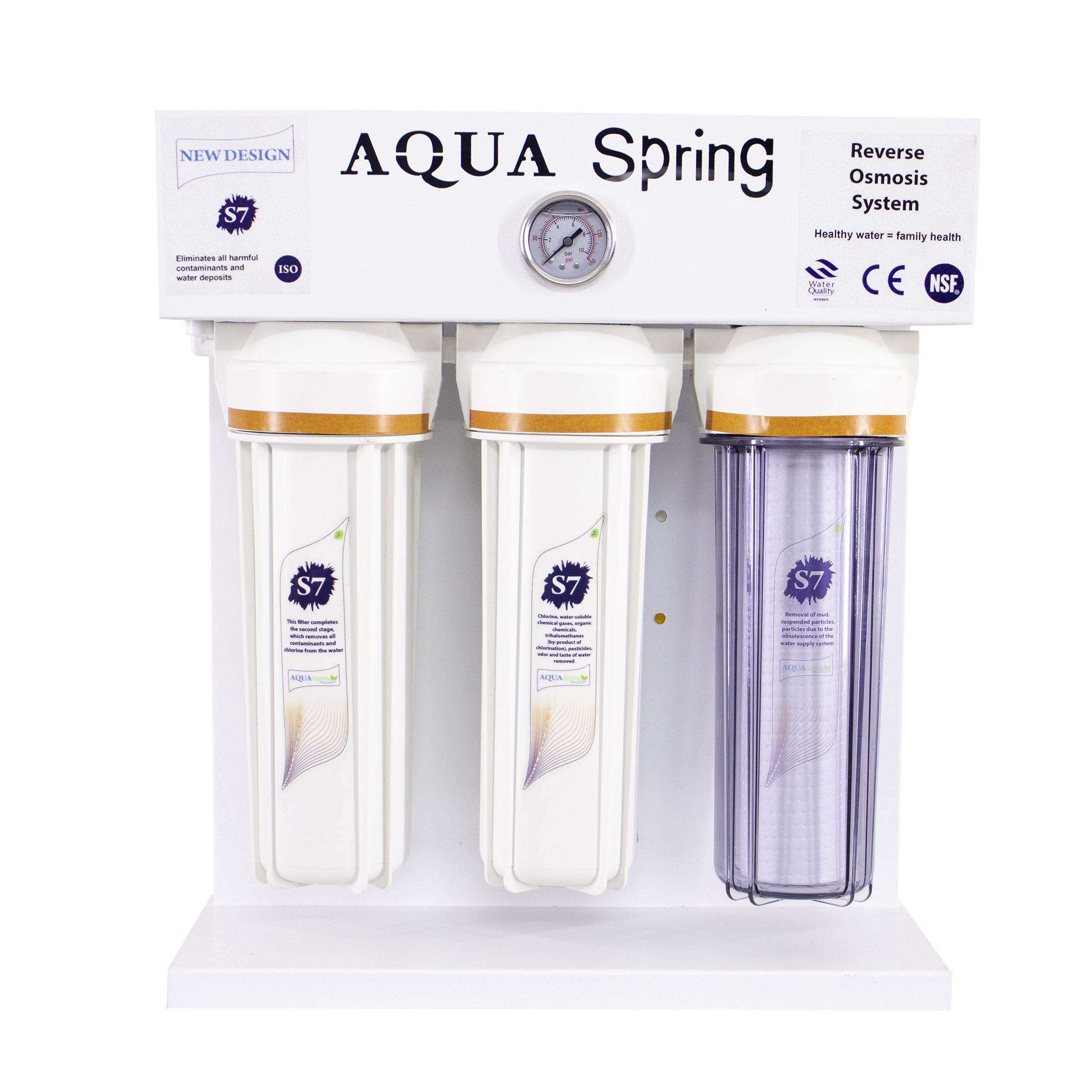 دستگاه تصفیه کننده آب آکوآ اسپرینگ مدل RO-S7-WZ 7011