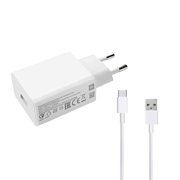 شارژر دیواری شیائومی مدل MDY-11-EP به همراه کابل تبدیل USB-C