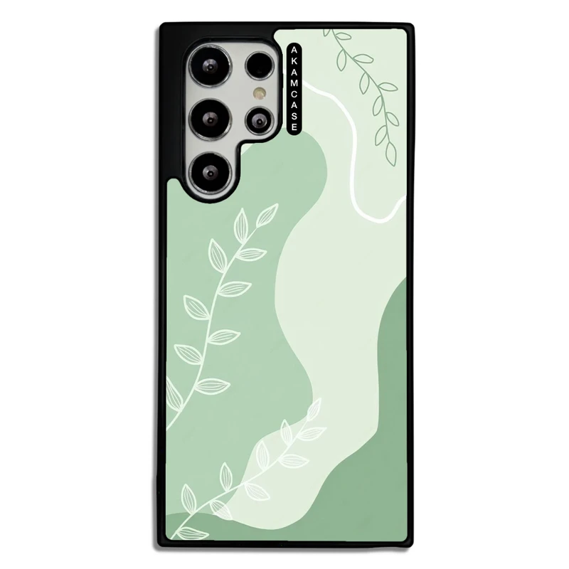 کاور آکام مدل AMC-WSGS22U-LEAVES-29 مناسب برای گوشی موبایل سامسونگ Galaxy S22 Ultra