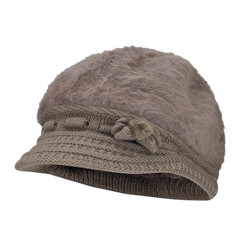 کلاه بافتنی زنانه مدل خزدار کد 36