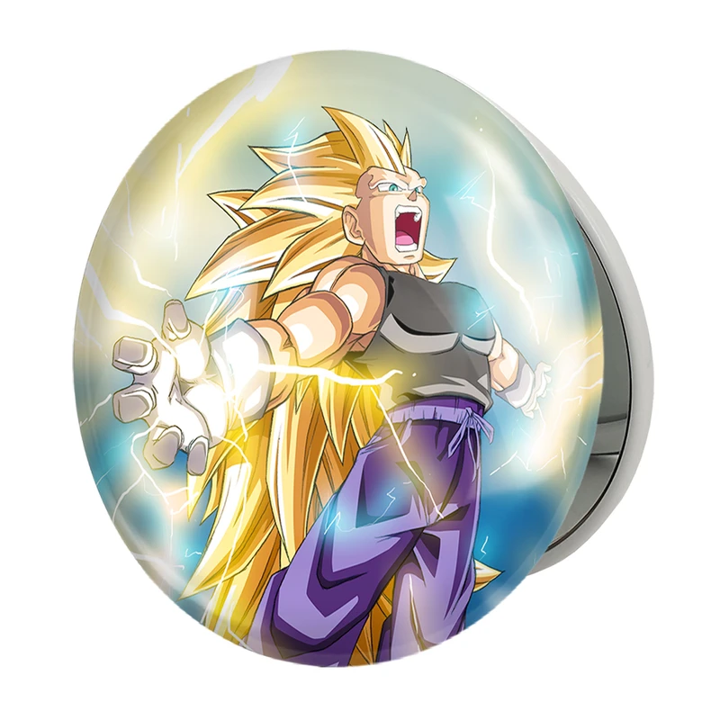 آینه جیبی خندالو طرح گوکو انیمه دراگون بال Dragon Ball مدل تاشو کد 12064 