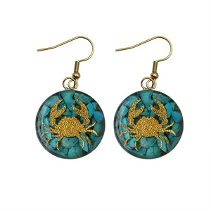 گوشواره زنانه آلتین هنر مدل ماه تیر