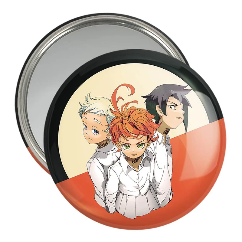 آینه جیبی خندالو مدل انیمه ناکجا آباد موعود Promised Neverland  کد 10119
