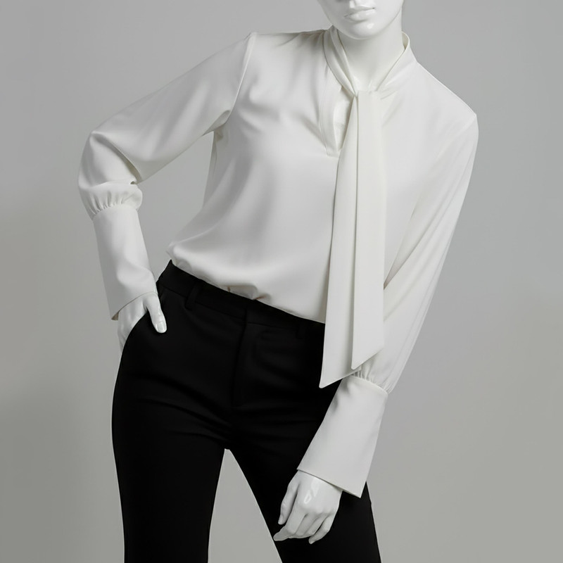 شومیز آستین بلند یقه ملوانی زنانه تولیکا مدل 32969