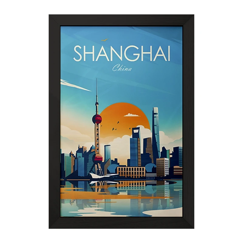 تابلو خندالو مدل شانگهای (Shanghai) کد F6307