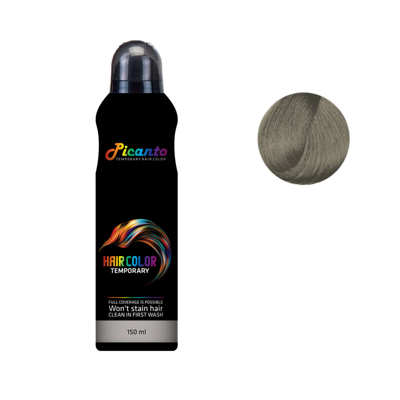 اسپری رنگ مو پیکانتو مدل 17 حجم 150 میلی لیتر رنگ دودی