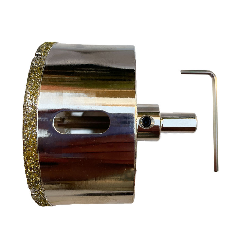 مته گردبر شیشه و سرامیک تیتان پرو مدل TPS70 سایز 70 میلی متر به همراه مته راهنما مته گردبر شیشه و سرامیک تیتان پرو مدل TPS70 سایز 70 میلی متر به همراه مته راهنما