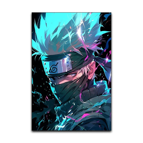 تابلو شاسی گوفی مدل کاکاشی انیمه ناروتو طرح Naruto Kakashi کد RGB52