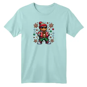 تی شرت آستین کوتاه بچگانه مدل کریسمسی کد 08