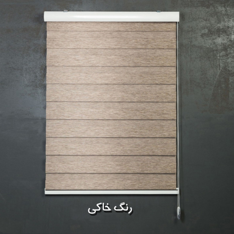 پرده زبرا زیو مدل اداری سایز 200x180 سانتی متر
