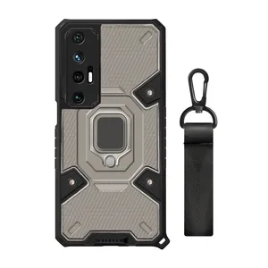 Harsh Mi case cover suitable for Xiaomi Mi 10S mobile phone with hanging strap