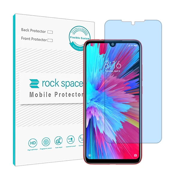 محافظ صفحه نمایش ضداشعه آبی راک اسپیس مدل HyBLU مناسب برای گوشی موبایل شیائومیRedmi Note 7S