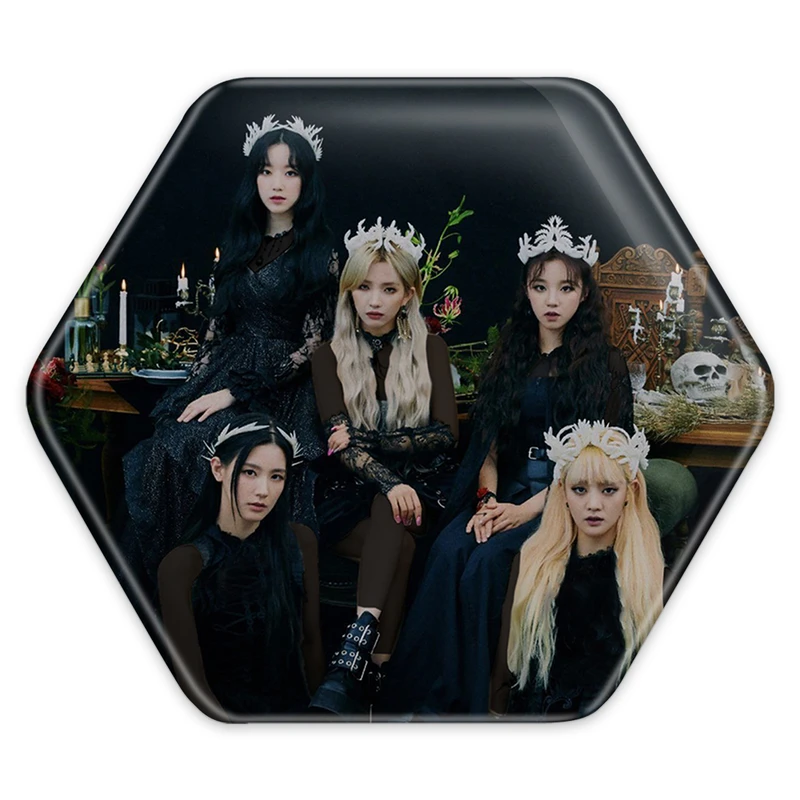 پیکسل خندالو طرح گروه جی آیدل مدل شش ضلعی کد 12427