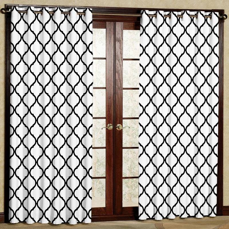 پرده مدل زیگزاگ مخمل پانچی کد 4394a سایز 200x140 سانتی متر