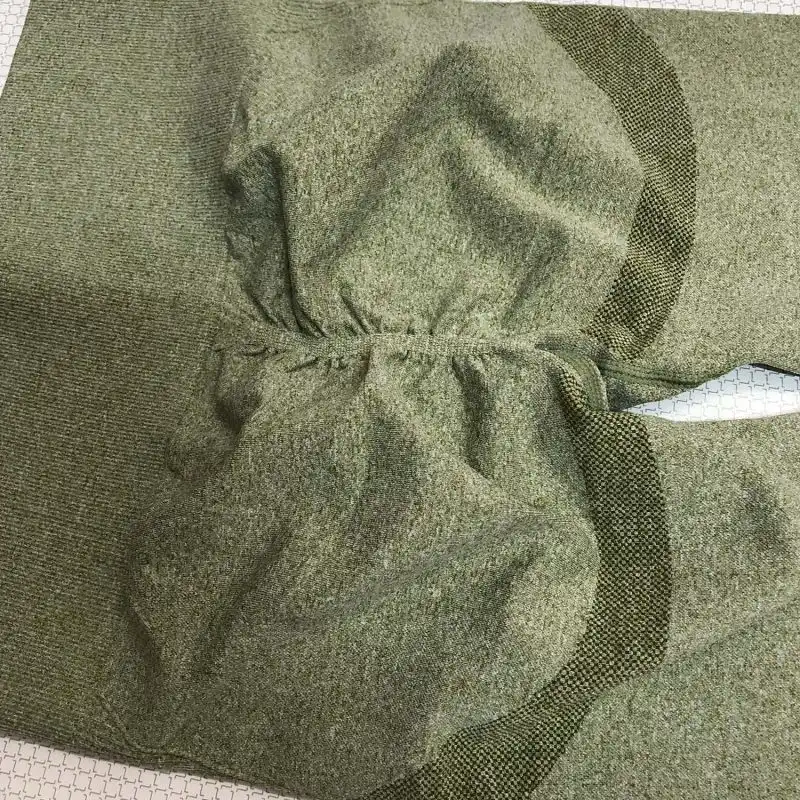 لگینگ ورزشی زنانه مدل سیملس پشت چین دار گنی کد g1 رنگ سبز