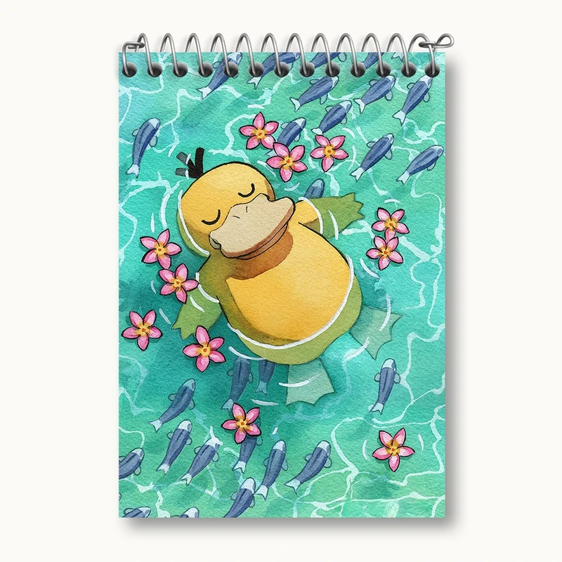 دفتر یادداشت 50 برگ خندالو مدل بازی پوکمون (pokemon) کد 32702