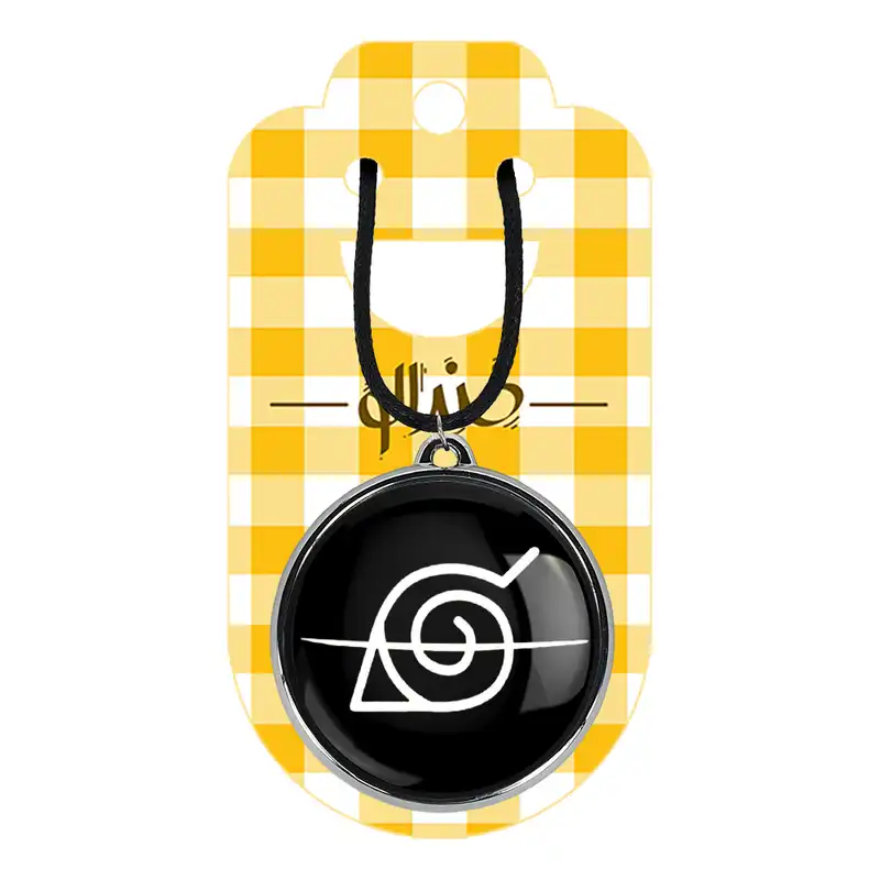 گردنبند خندالو مدل ناروتو اوزوماکی و قبیله کونوها انیمه ناروتو کد 1128011283