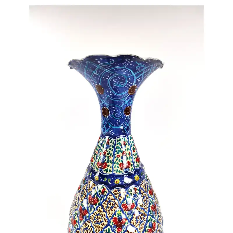 گلدان میناکاری مدل شیرازی کد G20 مجموعه 2 عددی