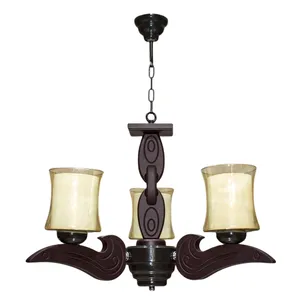 لوستر سه شعله  چشمه نور کد G679/3-BR