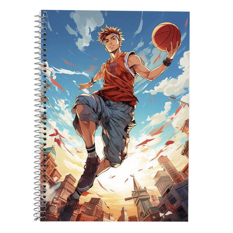 دفتر زبان 50 برگ مدوپد مدل سه خط طرح Gintama کد DF2657