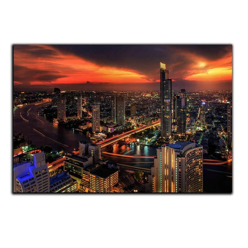 تابلو شاسی بکلیت طرح منظره شهر کوالالامپور مدل SH-791