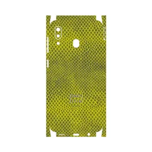 MAHOOT Yellow Snake Skin-FullSkin Cover Sticker for Samsung Galaxy A20