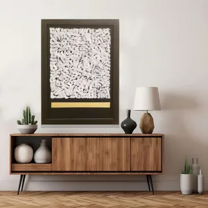 تابلو نقاشی خط مدل نجوای خاموش