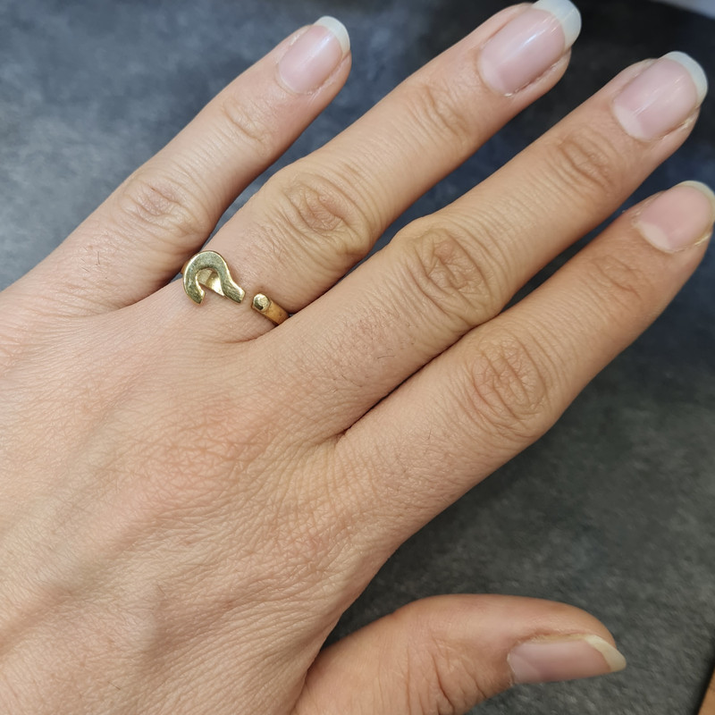 انگشتر زنانه مدل علامت سوال انگشتر زنانه مدل علامت سوال