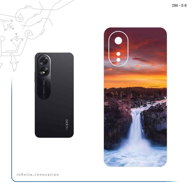 برچسب پوششی ماهوت مدل Waterfall مناسب برای گوشی موبایل اپو A38