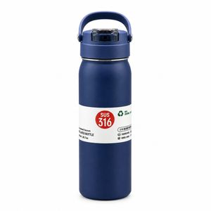 قمقمه ورزشی مدل DB-25506-650 با حجم 650 میلیلیتر دو جداره خلأ